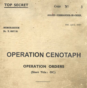 British Military Operation Cenotaph